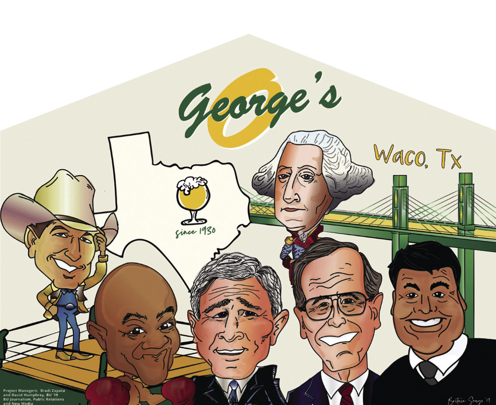 George's mural